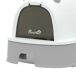 Arenero para Gato Acero Inoxidable, PP PawHut Arenero para Gato Acero Inoxidable, PP PawHut Gris