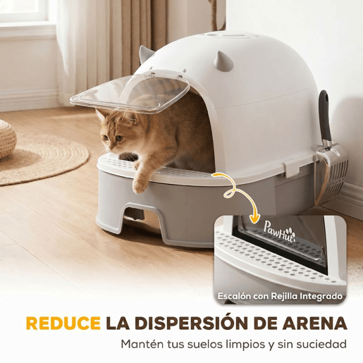 PawHut Caixa de Areia para Gatos L com Tampa Removível, Tabuleiro em Aço Inoxidável, Pá, Filtros de Carvão, Fácil de Limpar, Antifugas, Controlo de Odores, Cinzento PawHut Caixa de Areia para Gatos L com Tampa Removível, Tabuleiro em Aço Inoxidável, Pá, Filtros de Carvão, Fácil de Limpar, Antifugas, Controlo de Odores, Cinzento