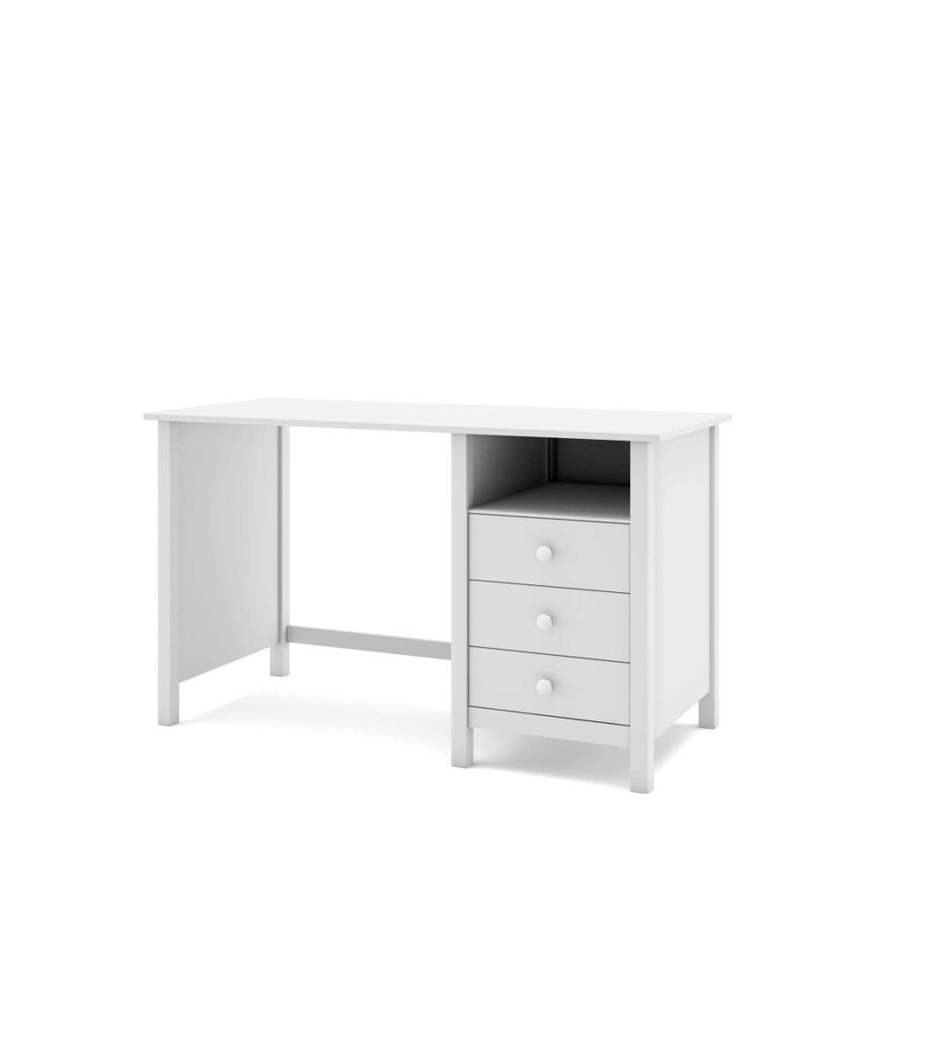 Mesa de estudio con 3 cajones para espacio organizado