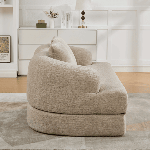 Sofá-cama de 2 lugares - sofá-cama rápido 2 em 1 com 2 almofadas, sofá-cama duplo para convidados - cor cáqui Sofá-cama de 2 lugares - sofá-cama rápido 2 em 1 com 2 almofadas, sofá-cama duplo para convidados - cor cáqui