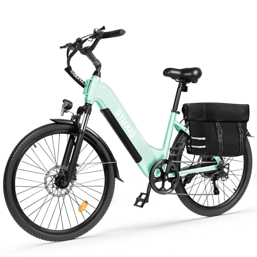 ESKUTE C202 Bicicleta Elétrica 250W 48V17.5Ah 26'' - Verde