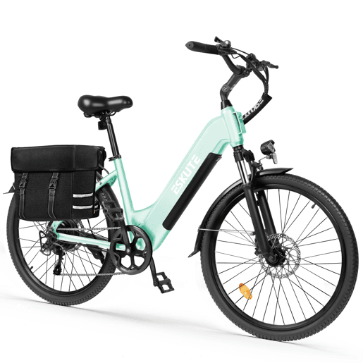 ESKUTE C202 Bicicleta Elétrica 250W 48V17.5Ah 26'' - Verde