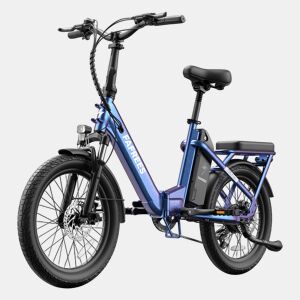 FAFREES F20 Flex E-bike dobrável - motor 250W bateria 36V25Ah 95KM - Azul Roxo