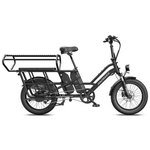 Cadeira dupla criança FAFREES FF20 CUV bicicleta 24AH, 0-12 anos carga 100kg estrutura aço anticorrosivo-preto