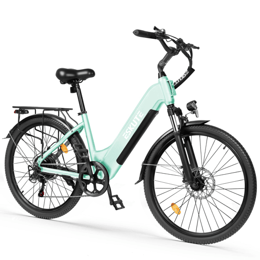 ESKUTE C202 Bicicleta Elétrica 250W 48V17.5Ah 26'' - Verde