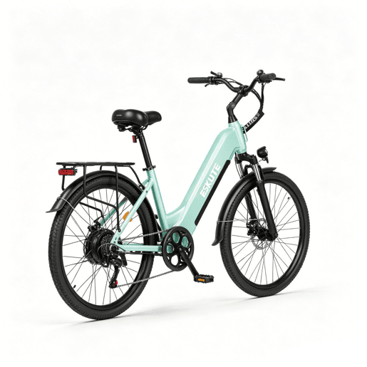 ESKUTE C202 Bicicleta Elétrica 250W 48V17.5Ah 26'' - Verde