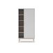 Armario 1 puerta con estantes para almacenamiento práctico 90 Armario 1 puerta con estantes para almacenamiento práctico 90 Blanco