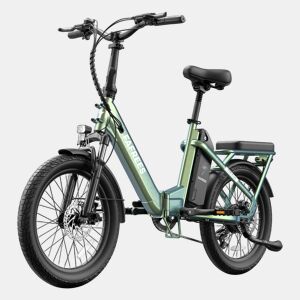 FAFREES F20 Flex E-bike dobrável - motor 250W bateria 36V20Ah 75KM - Verde Roxo