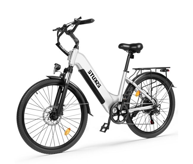 Eskute c202 bicicleta eléctrica 250w 48v17.5ah 26'' - blanco