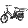 Cadeira dupla criança FAFREES FF20 CUV bicicleta 30AH, 0-12 anos carga 100kg estrutura aço anticorrosivo-preto