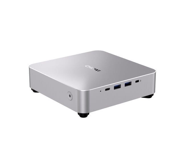 Chuwi aubox mini host pc - procesador ryzen 7 8745hs 16gb 512gb windows 11 pro 4 pantallas - plata