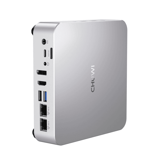 CHUWI AuBox host PC - Processador Ryzen 7 8745HS 16GB 512GB Windows 11 Pro com suporte a 4 monitores - prata CHUWI AuBox host PC - Processador Ryzen 7 8745HS 16GB 512GB Windows 11 Pro com suporte a 4 monitores - prata