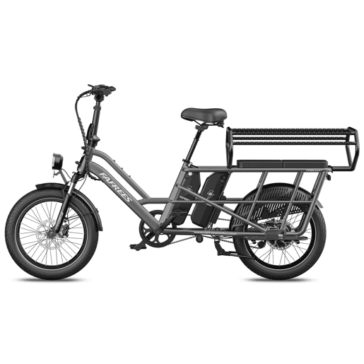 Cadeira dupla criança FAFREES FF20 CUV bike 24AH, 0-12 anos carga 100kg estrutura aço metálico anticorrosivo-cinza Cadeira dupla criança FAFREES FF20 CUV bike 24AH, 0-12 anos carga 100kg estrutura aço metálico anticorrosivo-cinza