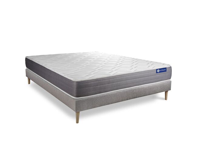 Pack colchón actimemo dream 160x200cm + somier, espuma viscoelástica, 5 zonas de confort
