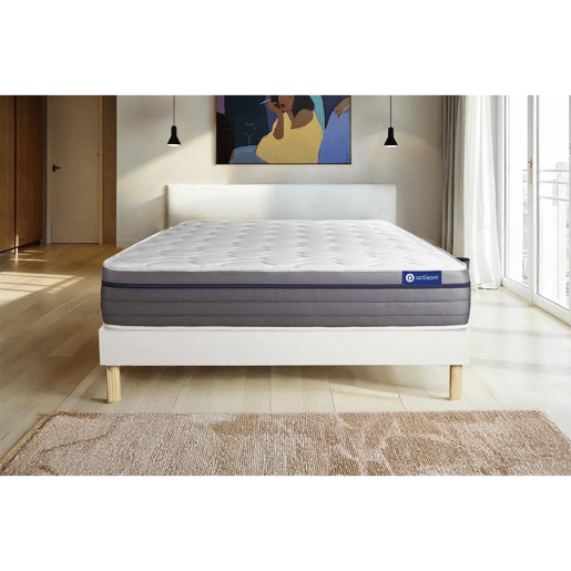 Conjunto de Estrado Branco + Colchão ACTISOM Actimemo Zen (160x200 cm - Espuma Viscoelástica- Altura: 26 cm) Conjunto de Estrado Branco + Colchão ACTISOM Actimemo Zen (160x200 cm - Espuma Viscoelástica- Altura: 26 cm)