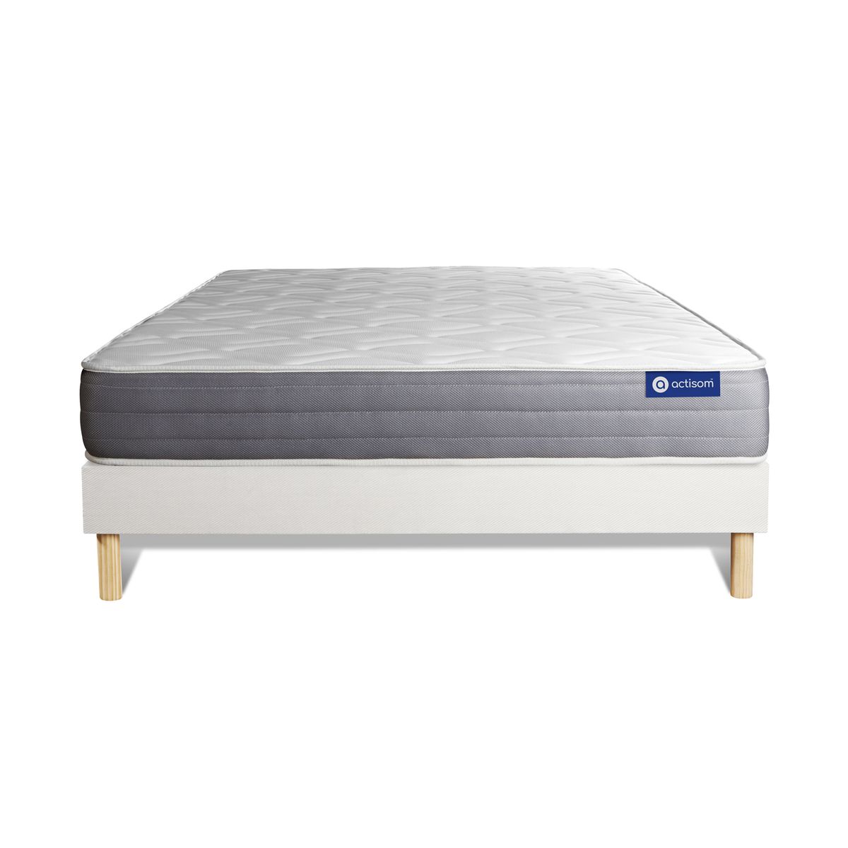 Pack colchón actimemo dream 150x190cm + somier multiláminas, espuma viscoelástica, 5 zonas de confort