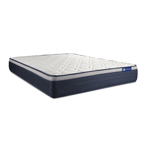 Conjunto de Estrado Branco + Colchão ACTISOM Actiflex Max (180x200 cm - molas ensacadas y Viscoelástica- Altura: 26 cm) Conjunto de Estrado Branco + Colchão ACTISOM Actiflex Max (180x200 cm - molas ensacadas y Viscoelástica- Altura: 26 cm)