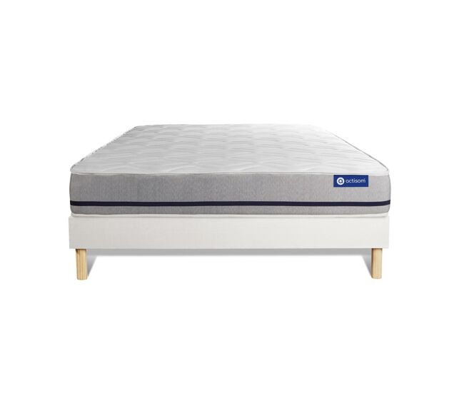 Pack colchón actimemo soft 160x200cm + somier multiláminas, espuma viscoelástica, 3 zonas de confort