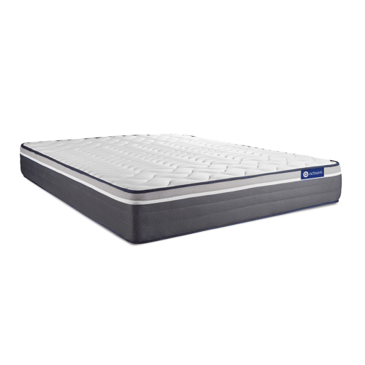 Conjunto de Estrado Branco + Colchão ACTISOM Actilatex Plus (200x200 cm - Espuma Viscoelástica- Altura: 26 cm) Conjunto de Estrado Branco + Colchão ACTISOM Actilatex Plus (200x200 cm - Espuma Viscoelástica- Altura: 26 cm)