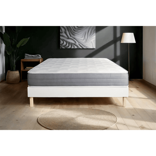 Conjunto de Estrado Branco + Colchão ACTISOM Actimemo Dream (180x200 cm - Espuma Viscoelástica- Altura: 22 cm) Conjunto de Estrado Branco + Colchão ACTISOM Actimemo Dream (180x200 cm - Espuma Viscoelástica- Altura: 22 cm)