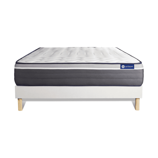 Conjunto de Estrado Branco + Colchão ACTISOM Actilatex Plus (160x200 cm - Espuma Viscoelástica- Altura: 26 cm) Conjunto de Estrado Branco + Colchão ACTISOM Actilatex Plus (160x200 cm - Espuma Viscoelástica- Altura: 26 cm)