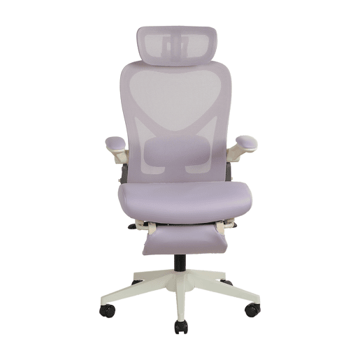 Cadeira de escritório dobrável, ergonómica e compacta para espaços pequenos u2014 apoio lombar, almofada de assento em esponja, apoios de braços dobráveis, apoio para a cabeça 3D, pedais de trabalho u2014 roxo Cadeira de escritório dobrável, ergonómica e compacta para espaços pequenos u2014 apoio lombar, almofada de assento em esponja, apoios de braços dobráveis, apoio para a cabeça 3D, pedais de trabalho u2014 roxo