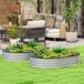 Juego de 2 Jardineras de Exterior Juego de 2 Jardineras de Exterior Plateado