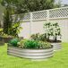 Juego de 2 Jardineras de Exterior Juego de 2 Jardineras de Exterior Plateado