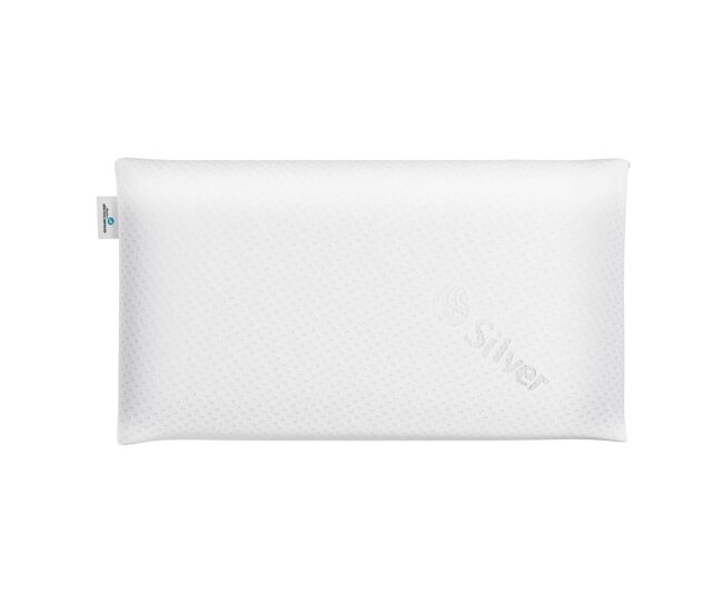 Almohada viscoelástica delia nalui blanco con doble funda (firmeza media)