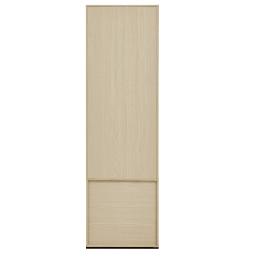 Schmaler - Roupeiro com espelho e barra extensível - roupeiro moderno e economizador de espaço para a entrada, quarto e apartamento - madeira Schmaler - Roupeiro com espelho e barra extensível - roupeiro moderno e economizador de espaço para a entrada, quarto e apartamento - madeira