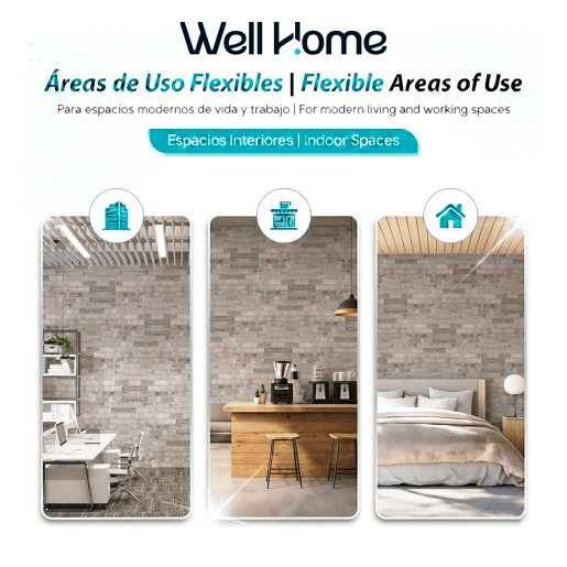 Conjunto de 10 Painéis (Superfície de 5 m²) de Parede Decorativos Efeito 3D Tijolo Branco Envelhecido em EPS - Acabamento Efeito Tijolo Conjunto de 10 Painéis (Superfície de 5 m²) de Parede Decorativos Efeito 3D Tijolo Branco Envelhecido em EPS - Acabamento Efeito Tijolo