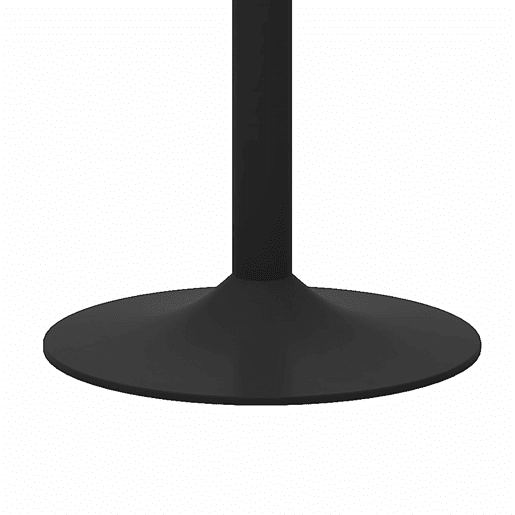 Mesa de bar redonda de 89 cm - Moderna, minimalista, vidro temperado - Preto, transparente Mesa de bar redonda de 89 cm - Moderna, minimalista, vidro temperado - Preto, transparente