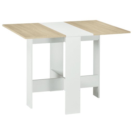 Mesa de jantar dobrável, mesa lateral de cozinha com design rebatível, economiza espaço, design moderno, 103x76x73,5cm, madeira Mesa de jantar dobrável, mesa lateral de cozinha com design rebatível, economiza espaço, design moderno, 103x76x73,5cm, madeira