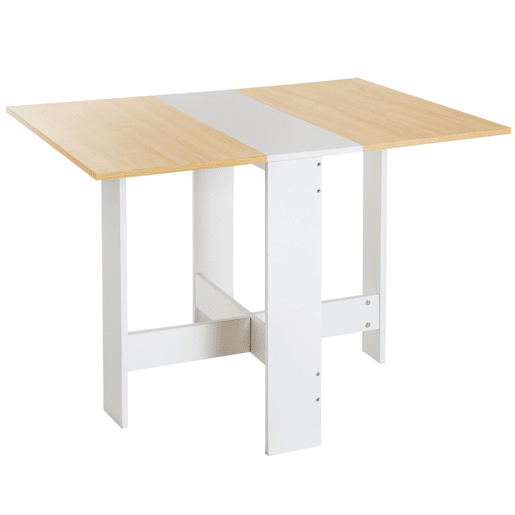 Mesa de jantar dobrável, mesa lateral de cozinha com design rebatível, economiza espaço, design moderno, 103x76x73,5cm, madeira Mesa de jantar dobrável, mesa lateral de cozinha com design rebatível, economiza espaço, design moderno, 103x76x73,5cm, madeira