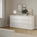 Cómoda de 8 Cajones en Madera Noble 183 Cómoda de 8 Cajones en Madera Noble 183 Blanco