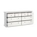 Cómoda de 8 Cajones en Madera Noble 183 Cómoda de 8 Cajones en Madera Noble 183 Blanco