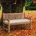 Banco de jardín - Daxon - Madera 150x61 Banco de jardín - Daxon - Madera 150x61 Crema
