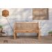 Banco de jardín - Daxon - Madera 150x61 Banco de jardín - Daxon - Madera 150x61 Crema