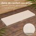 Banco de jardín - Daxon - Madera 150x61 Banco de jardín - Daxon - Madera 150x61 Crema