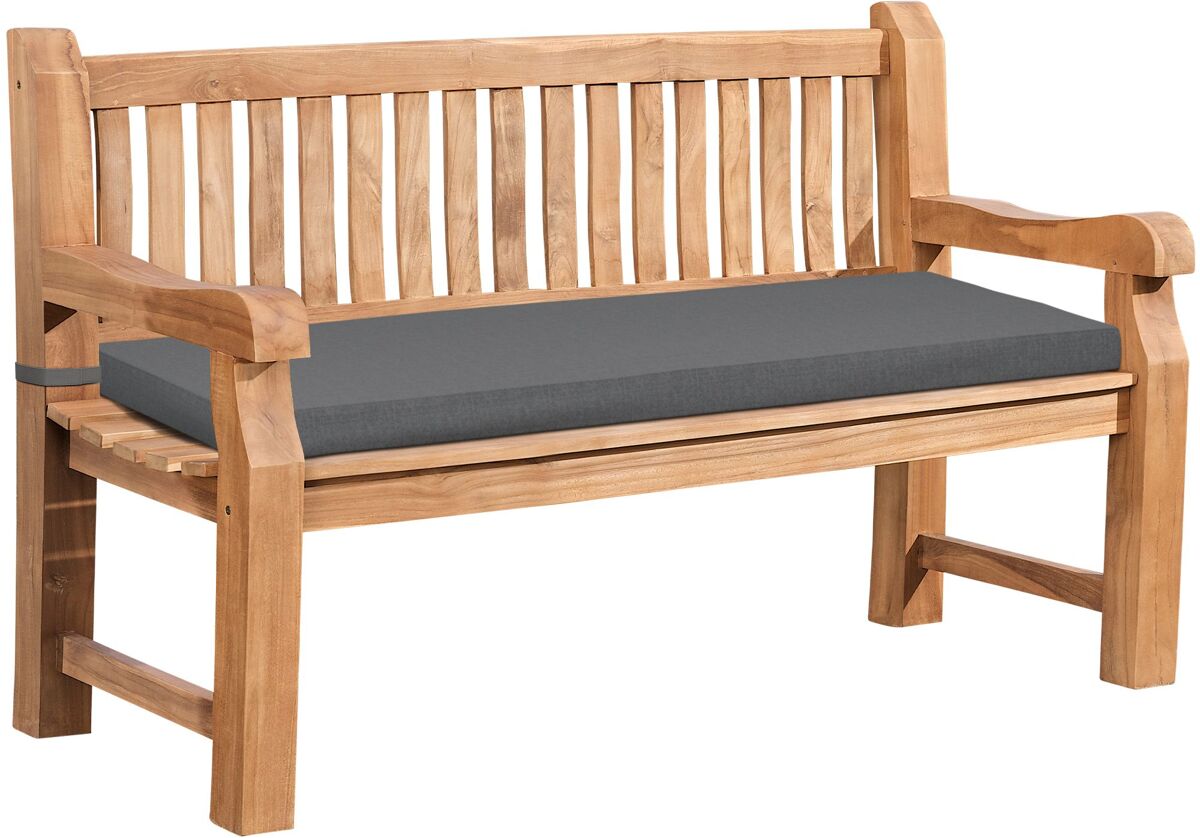 Banco de jardín - Daxon - Madera 150x61 Gris Oscuro