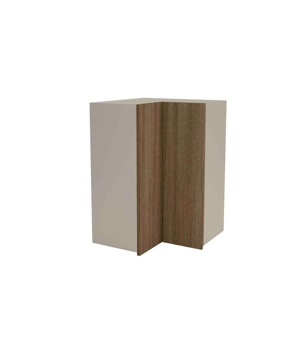 Mueble alto de cocina para rincón con puertas y cierre suave 63