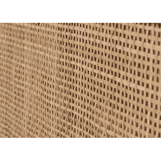 Suporte para TV com duas gavetas e uma porta 56 x 140 x 41 cm rattan e MDF com efeito carvalho 04_0007864