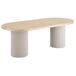 ASH-Mesa de comedor ovalada fresno ASH-Mesa de comedor ovalada fresno Marrón