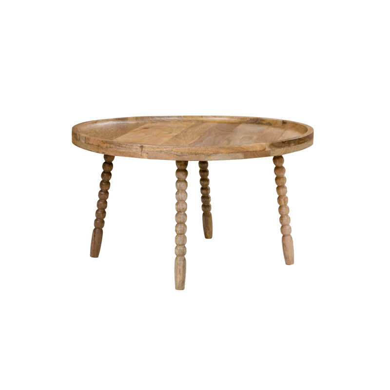 JAY-Mesa de centro en madera maciza natural