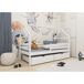 CAMA INFANTIL CASITA CON CAJONES Y BARANDILLA MISSISSIPPI 97x198 CAMA INFANTIL CASITA CON CAJONES Y BARANDILLA MISSISSIPPI 97x198 Blanco