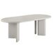 ARMOR-Mesa de comedor ovalada ARMOR-Mesa de comedor ovalada Beige