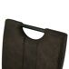 GARDNER-Silla de microfibra patas metálicas GARDNER-Silla de microfibra patas metálicas Negro