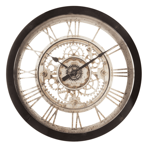 Relógio de parede Ivy para sala de estar e sala de jantar, design contemporâneo, cor preta 61 cm, estilo moderno Relógio de parede Ivy para sala de estar e sala de jantar, design contemporâneo, cor preta 61 cm, estilo moderno