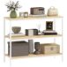 Consola Mueble Consola Mueble Natural/ Blanco