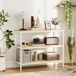Consola Mueble Consola Mueble Natural/ Blanco